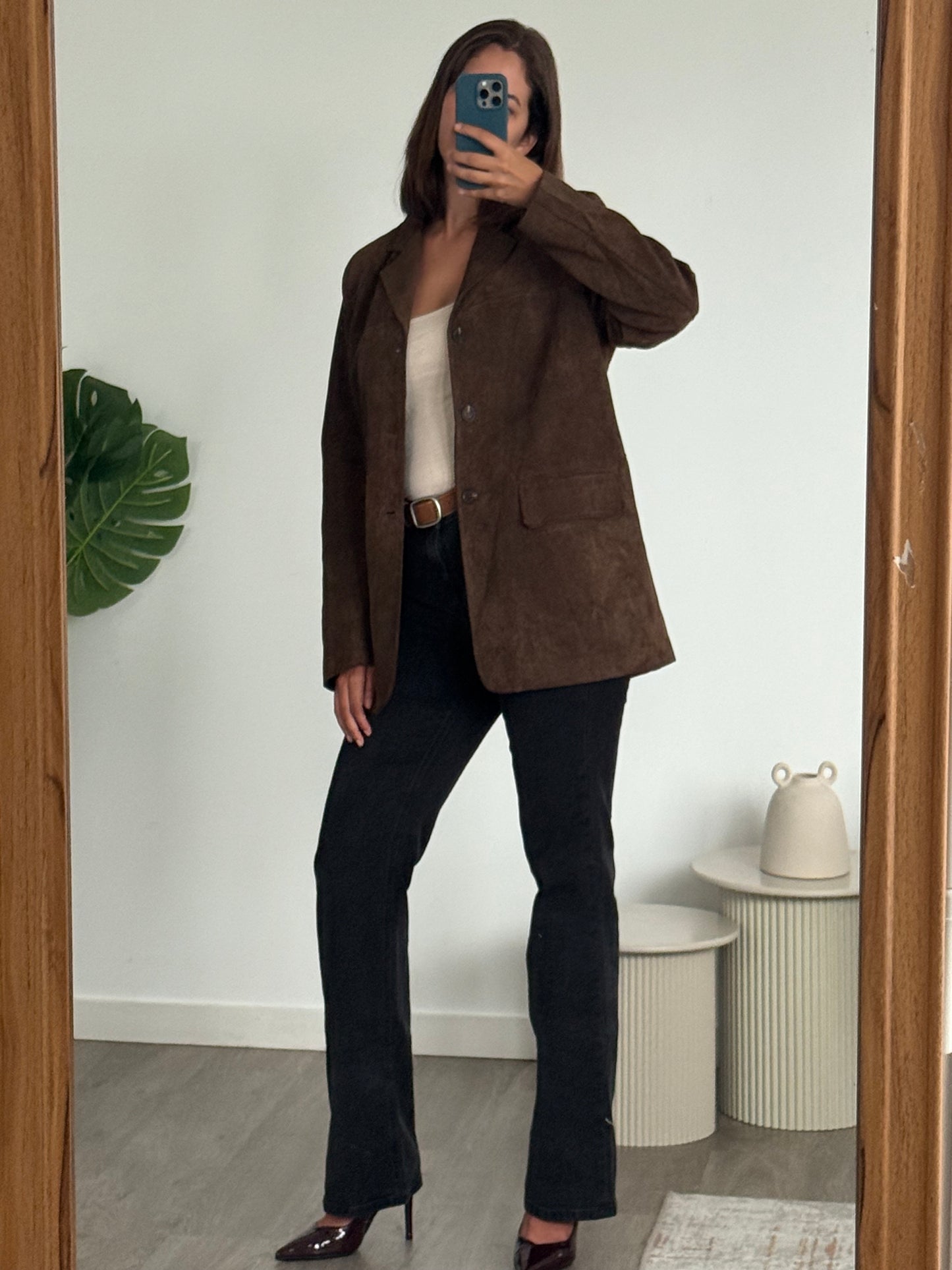 BLAZER DAIM MARRON CHOCO