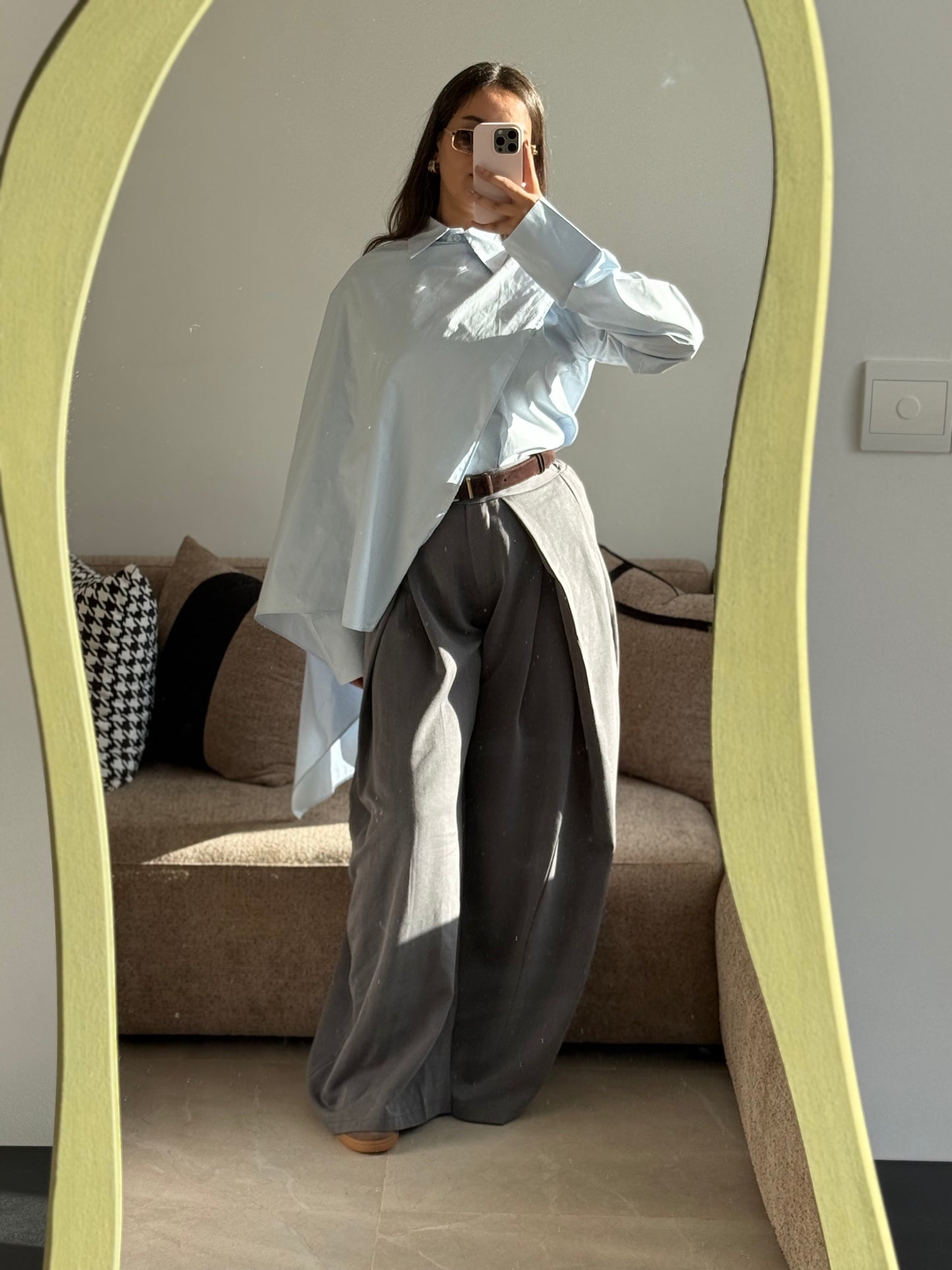 CHEMISE TITAJ BLEU CIEL