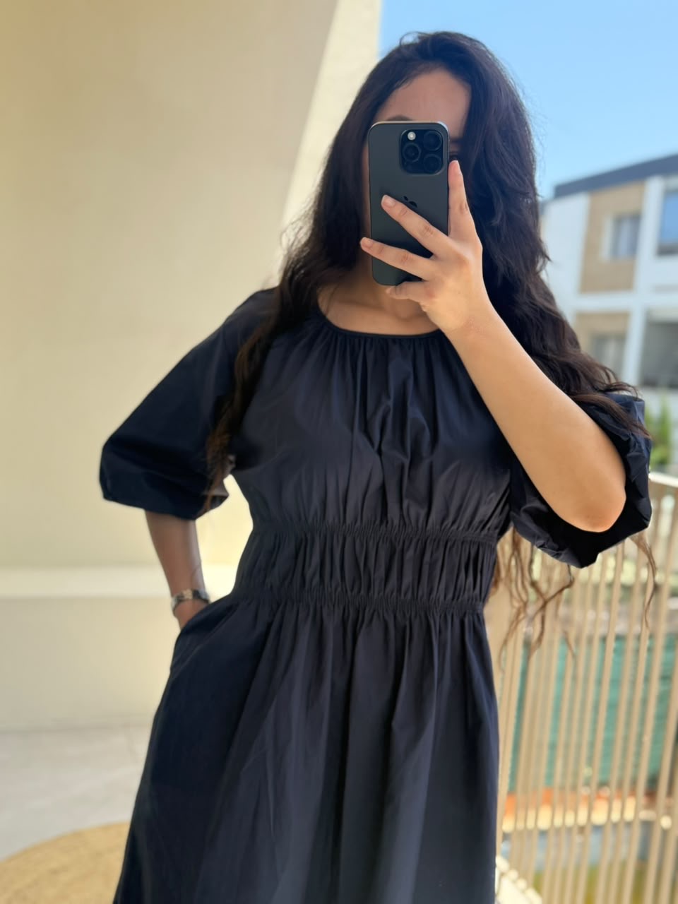 ROBE VOSS BLEUE