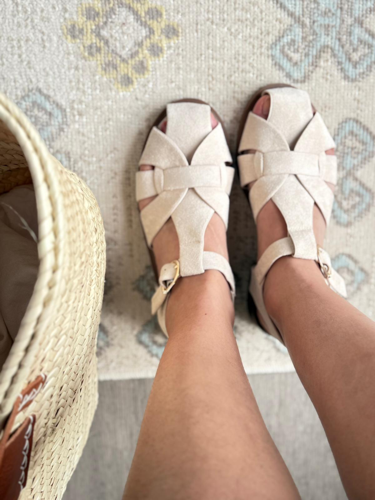 Sandales Glory beige