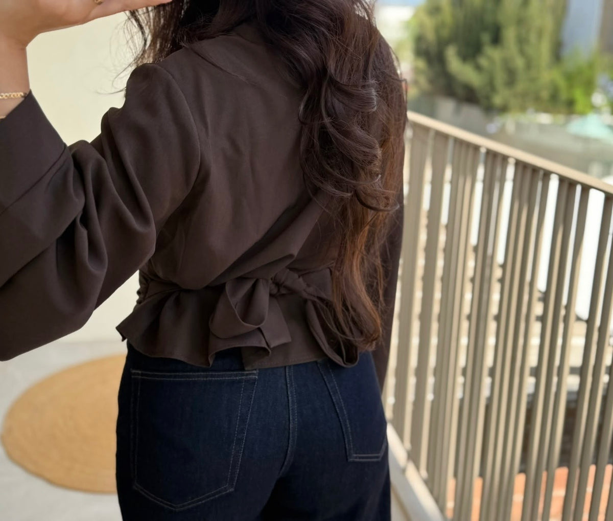 CHEMISE ANVE MARRON