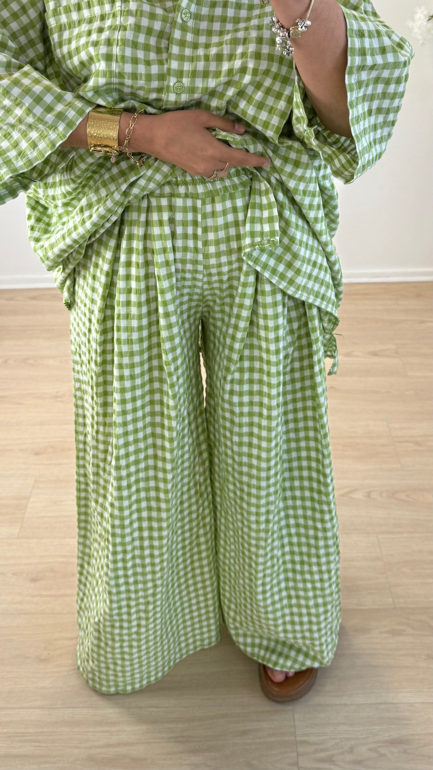 ENSEMBLE VICHY VERT