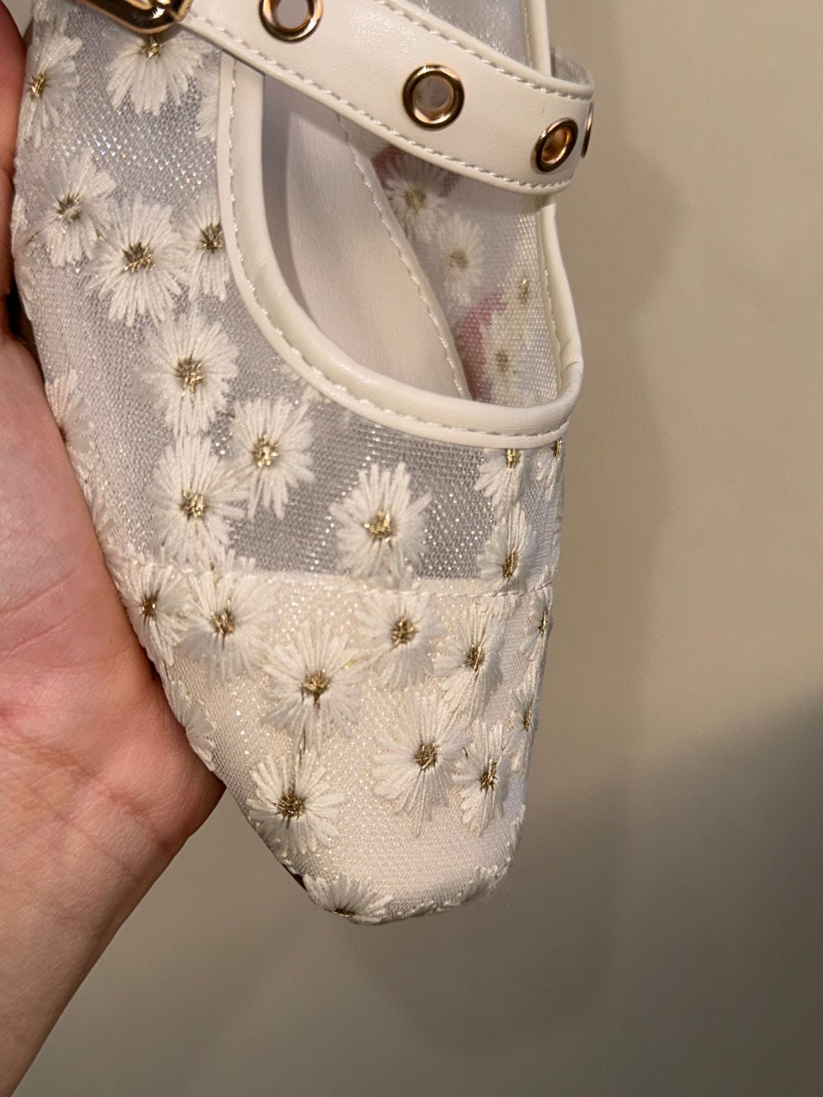 Ballerines fleuries