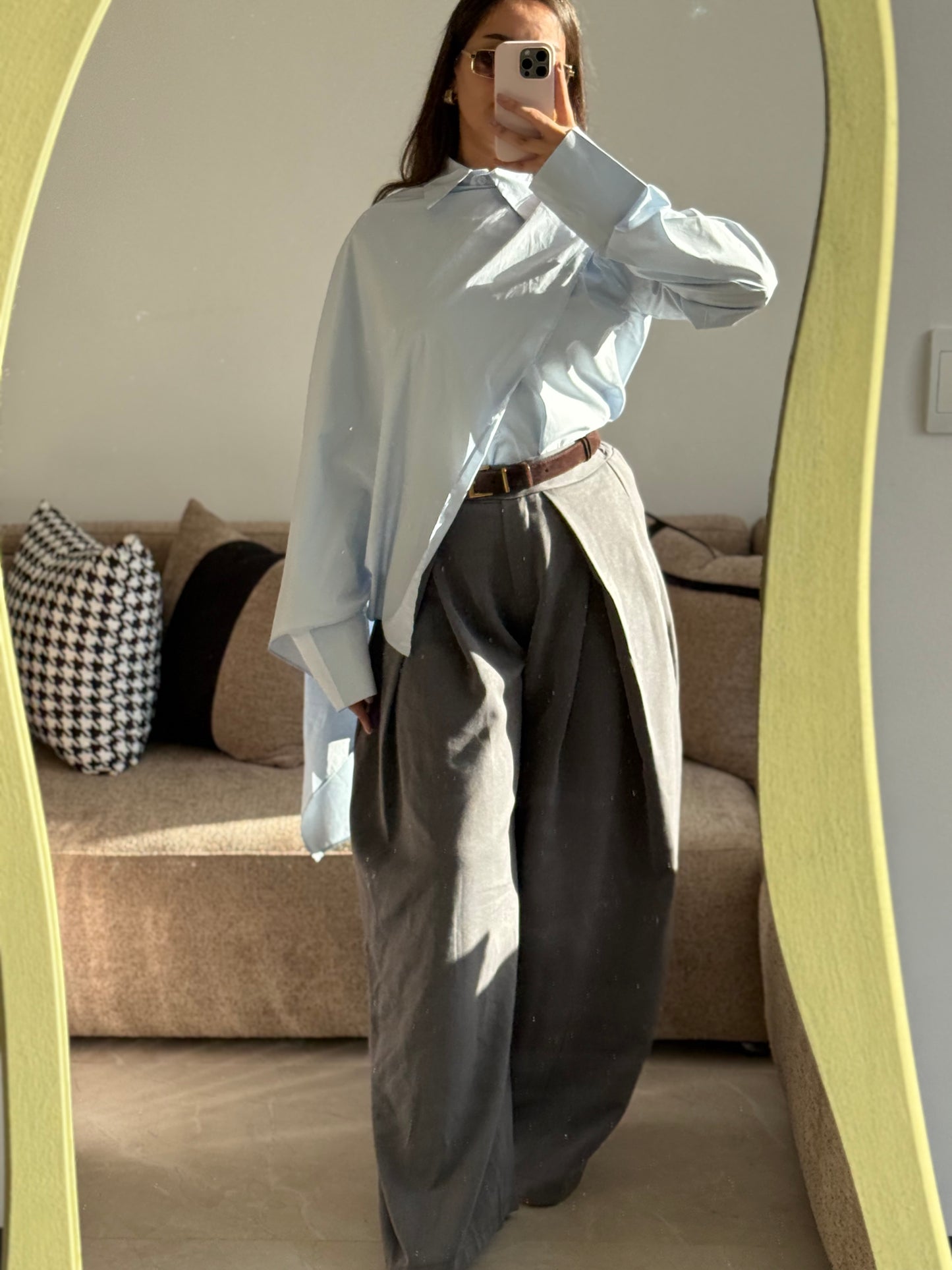 CHEMISE TITAJ BLEU CIEL