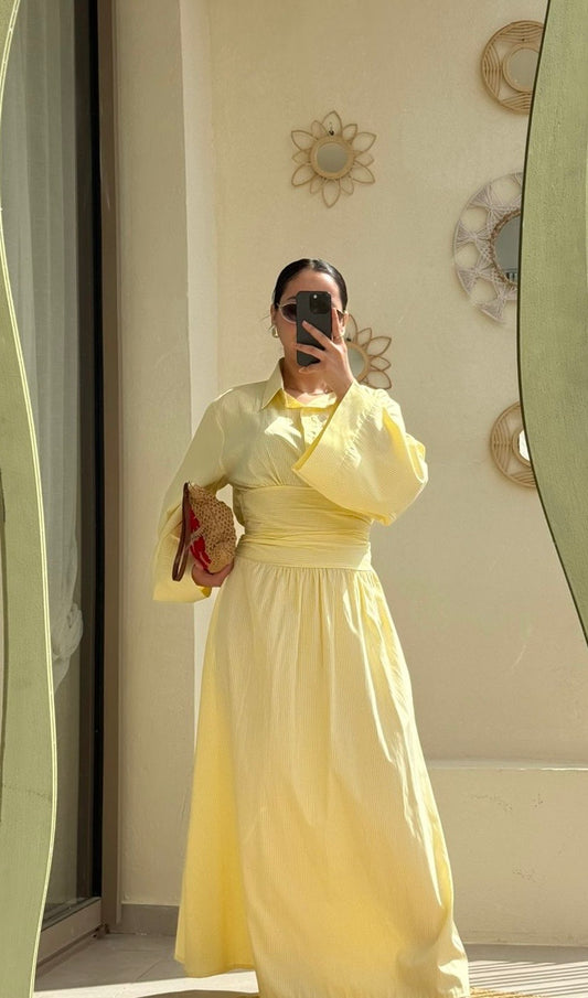 ROBE POLIGNANO JAUNE