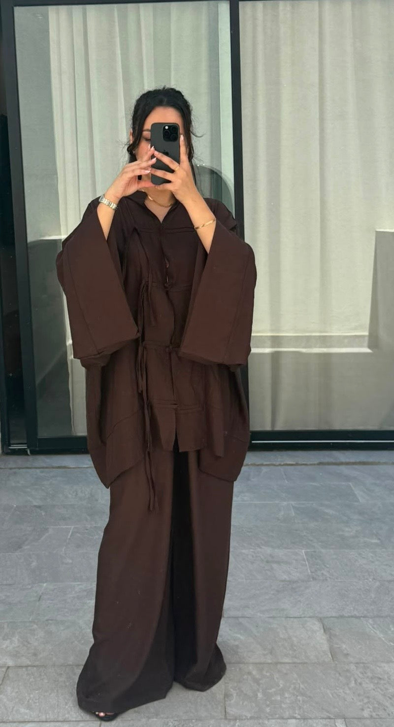 ENSEMBLE JAP MARRON