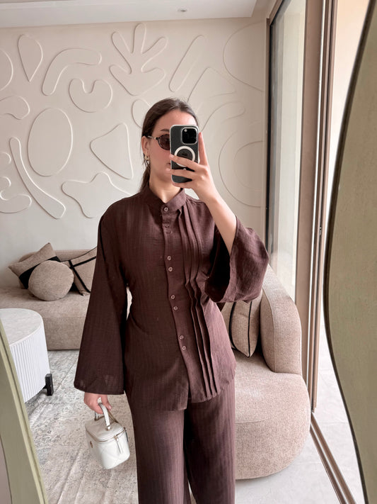 ENSEMBLE LINO MARRON