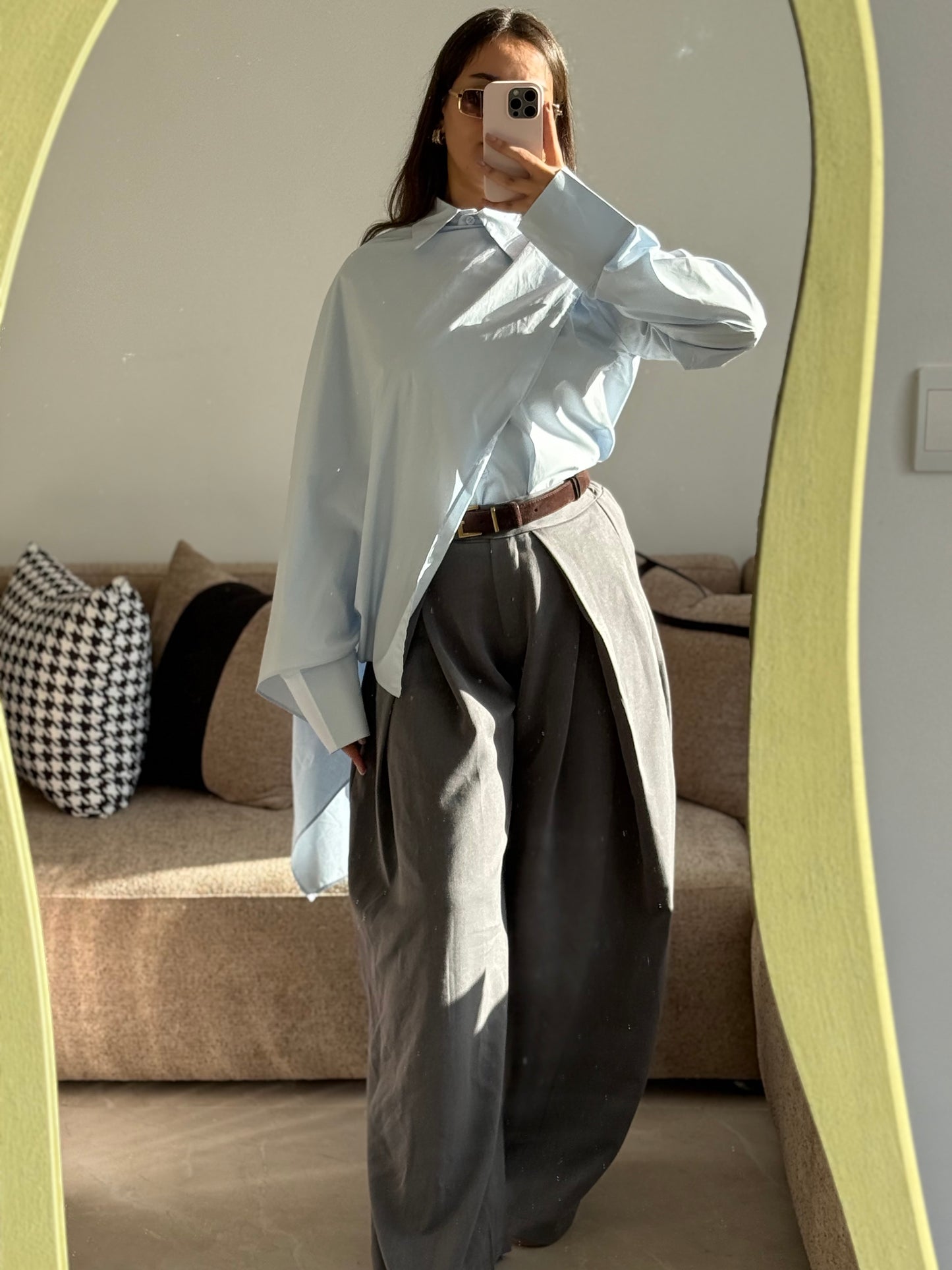 CHEMISE TITAJ BLEU CIEL