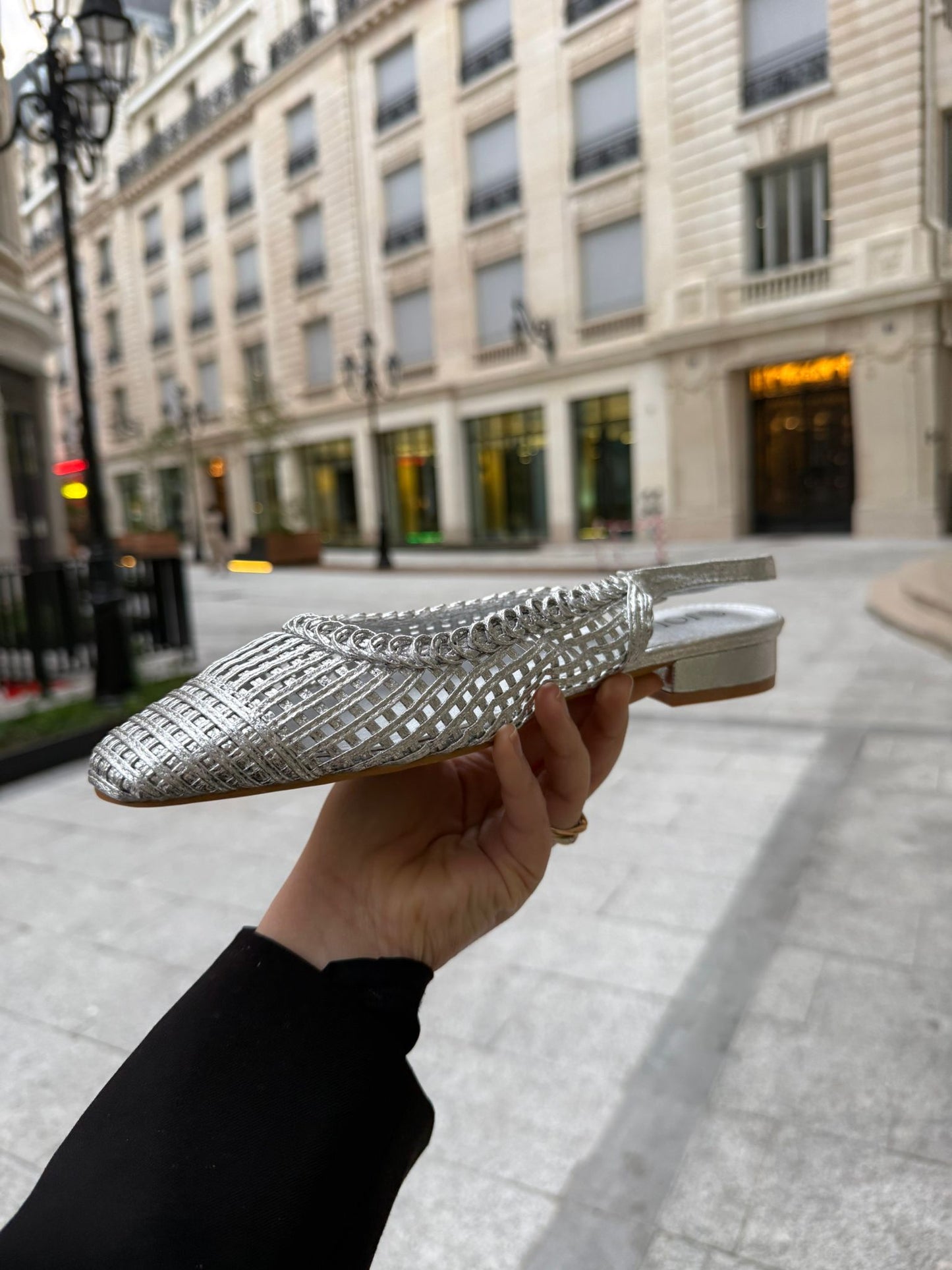 Slingbacks Silver