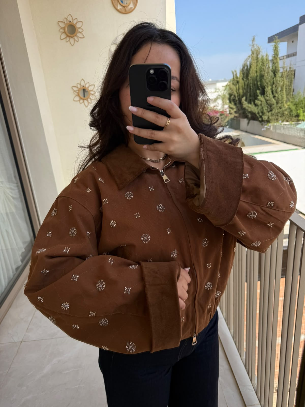 VESTE STRASS MAJ