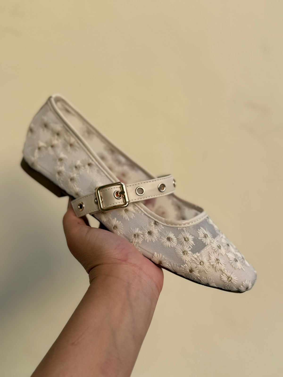 Ballerines fleuries