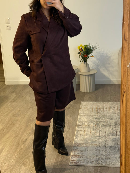 ENSEMBLE JUPO BORDEAUX DAIM