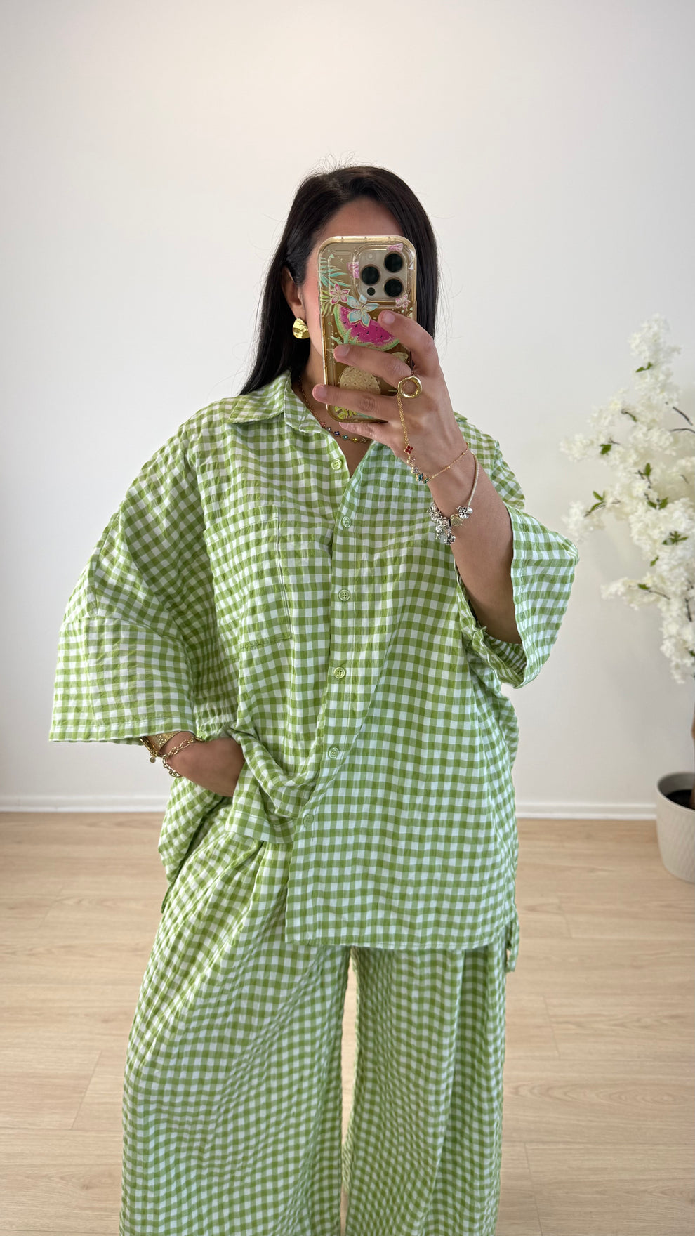 ENSEMBLE VICHY VERT