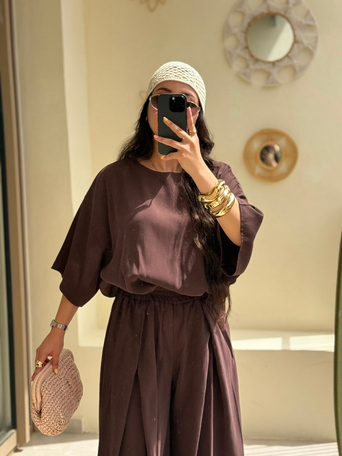 ENSEMBLE MARRON YATA