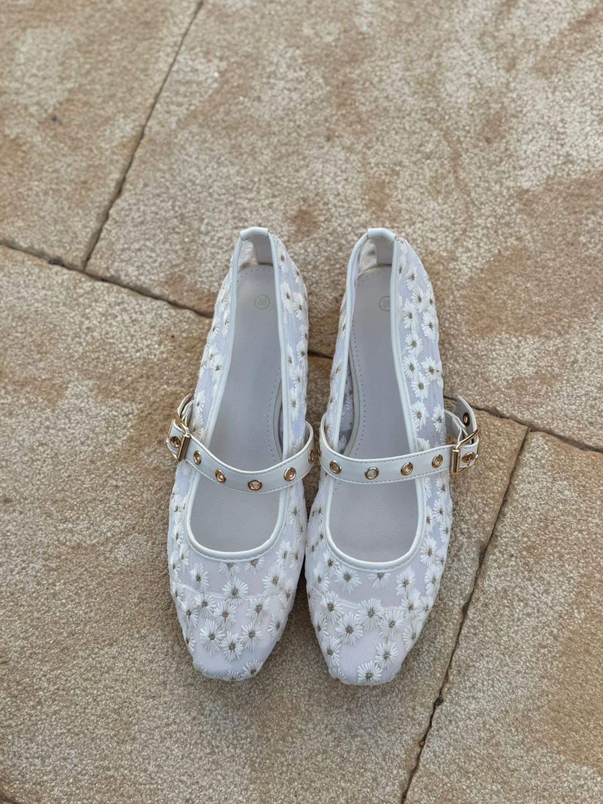 Ballerines fleuries