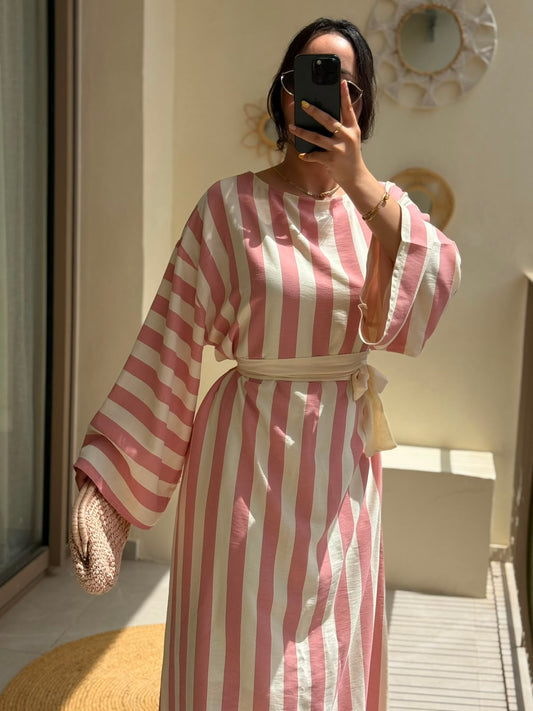 ROBE ZEYTA ROSE POUDRÉE