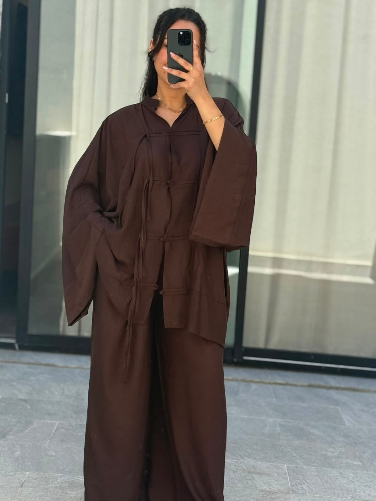 ENSEMBLE JAP MARRON