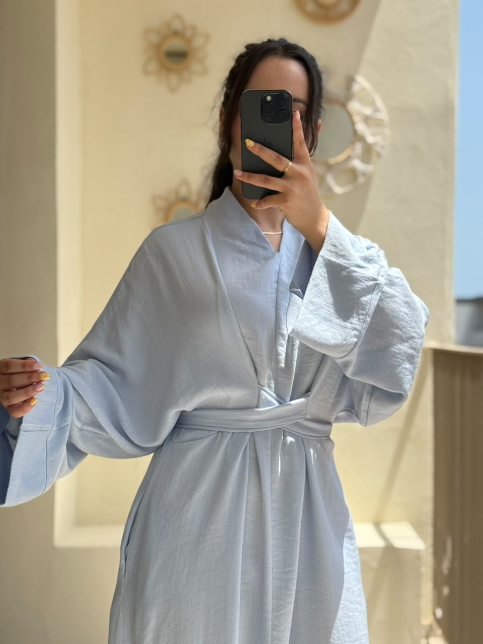 ROBE MENARA BLEU CIEL