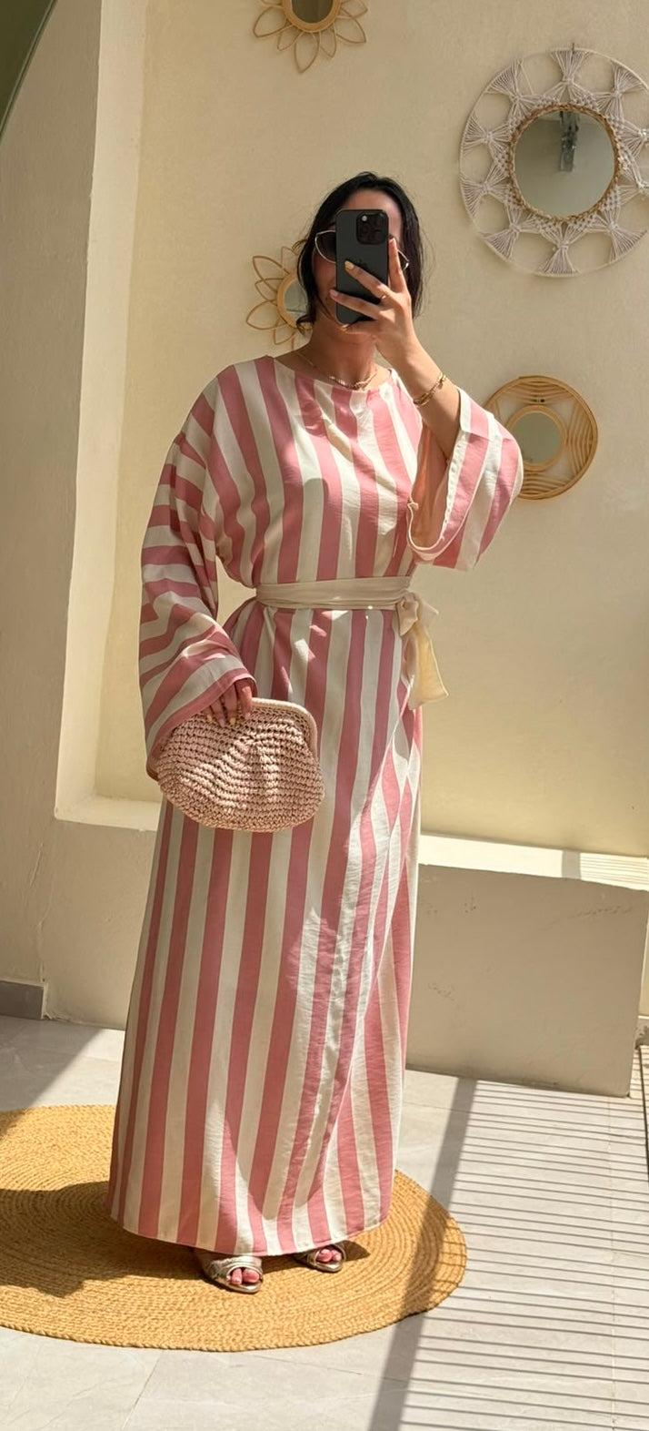 ROBE ZEYTA ROSE POUDRÉE
