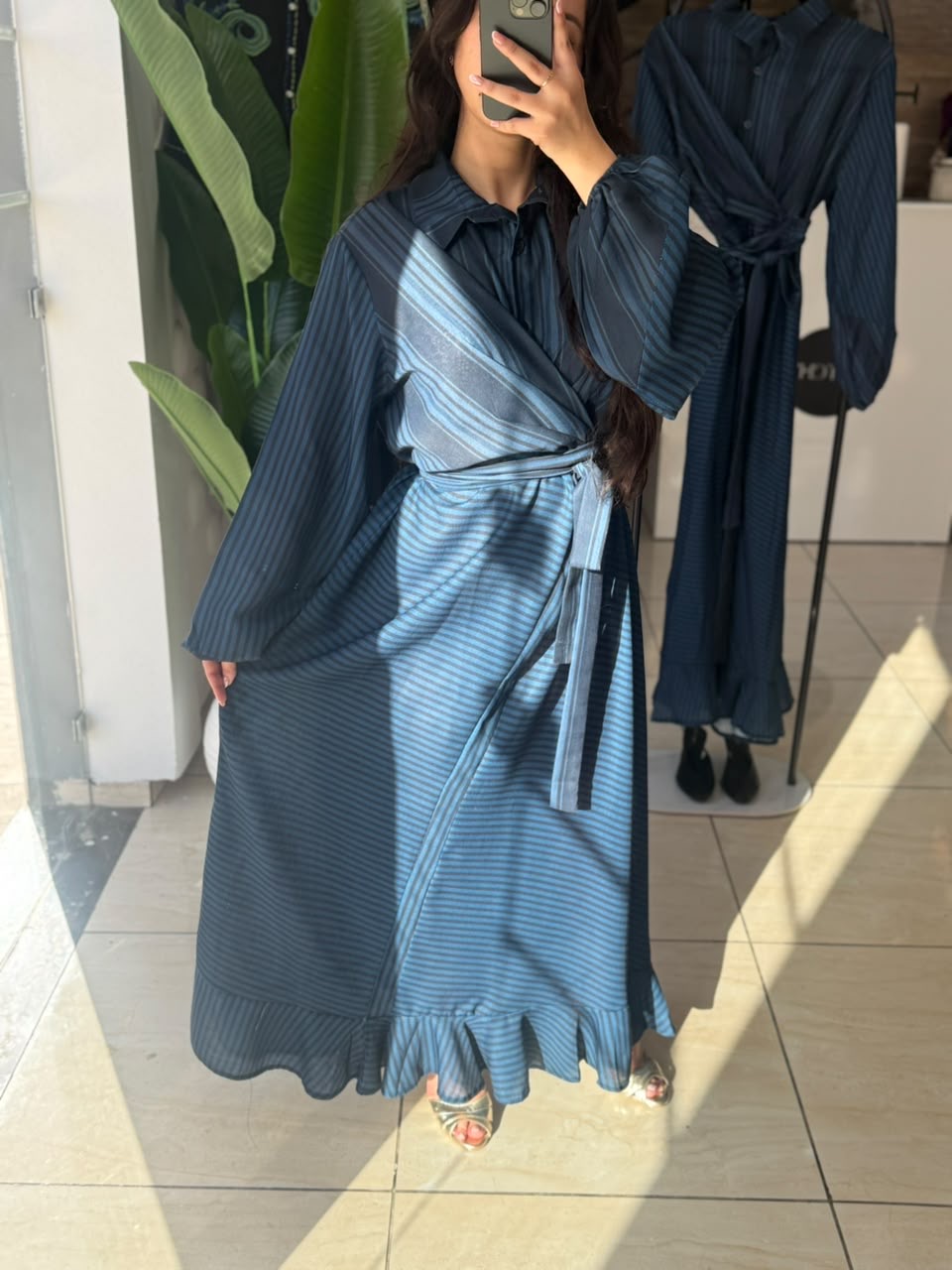 ROBE ZIMMY BLEUE