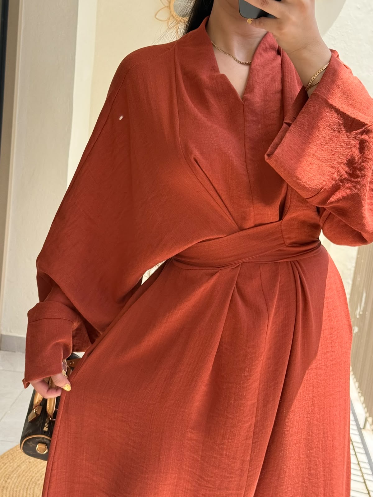 ROBE MENARA TERRACOTTA