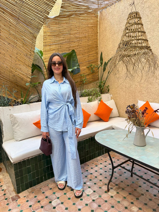 ENSEMBLE CAPRI BLEU CIEL