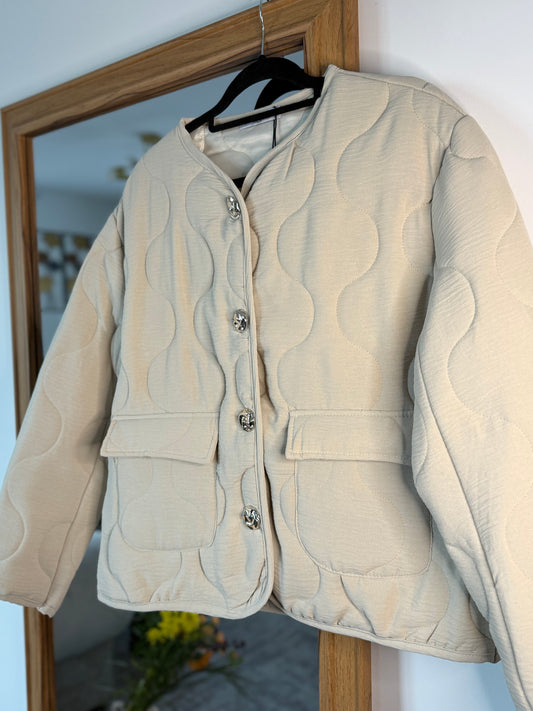 VESTE SOLI BEIGE