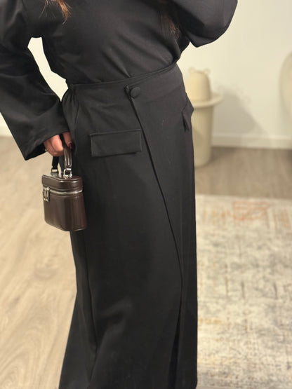 Ensemble top et jupe MODA I Noir