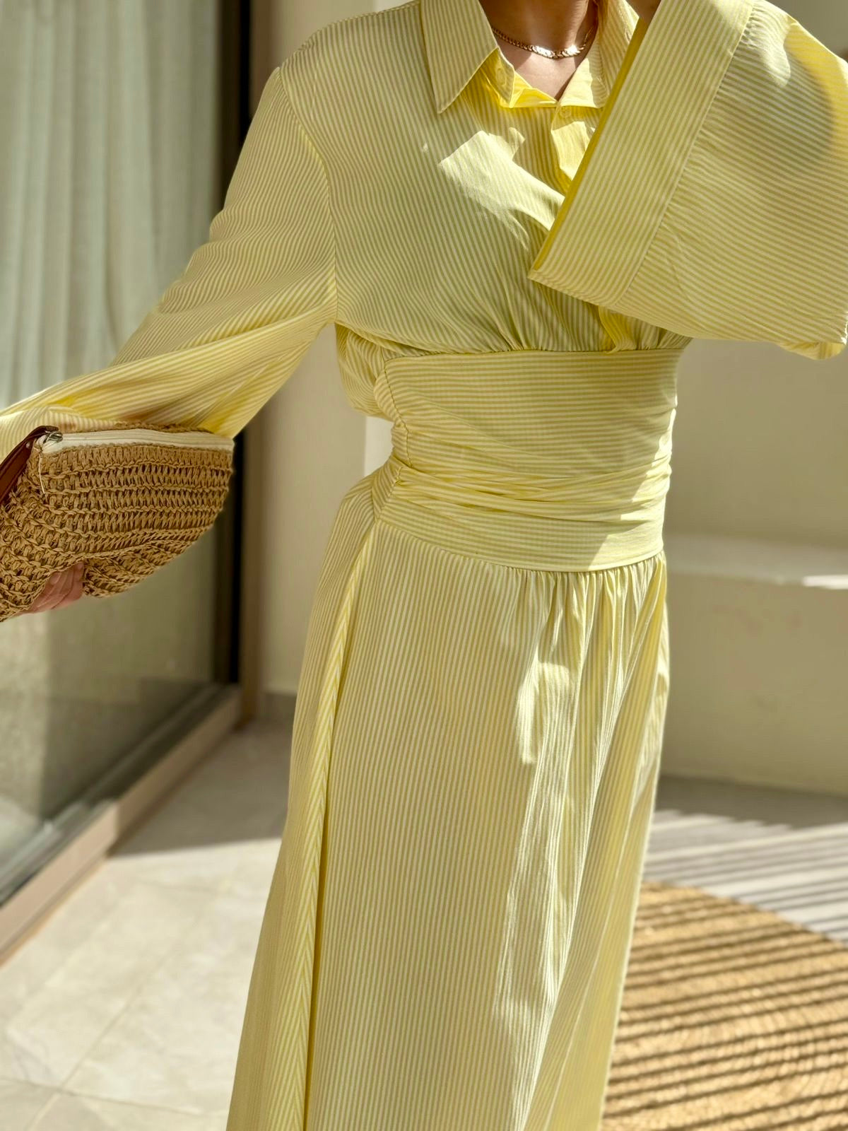 ROBE POLIGNANO JAUNE
