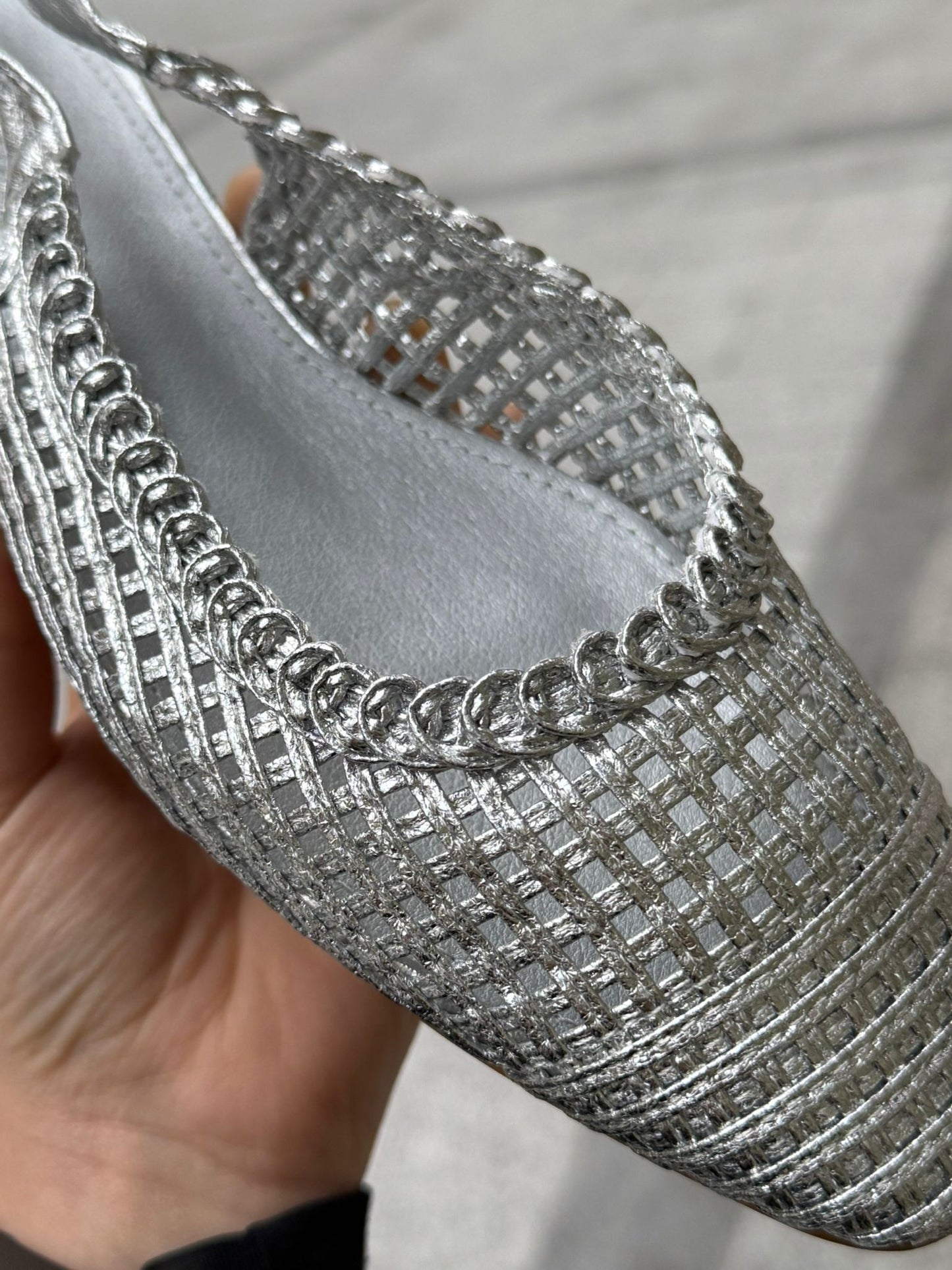 Slingbacks Silver
