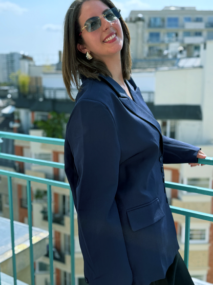 BLAZER Premium oversize OVANA BLEU