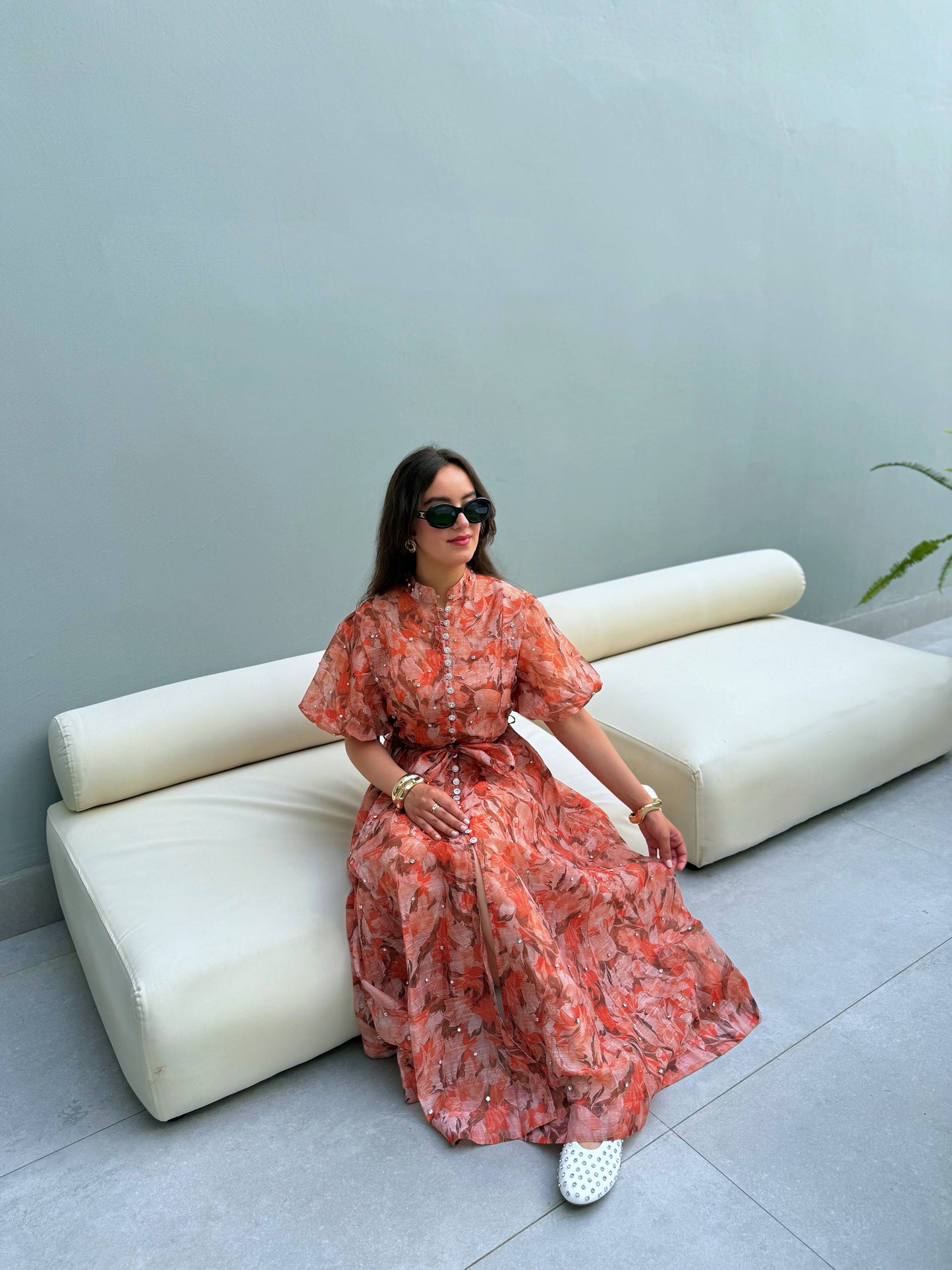 ROBE PRETTY STRASS FLEURIE