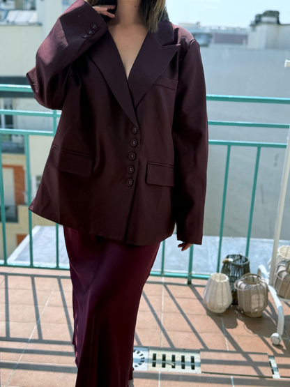 BLAZER Premium oversize OVANA BORDEAUX